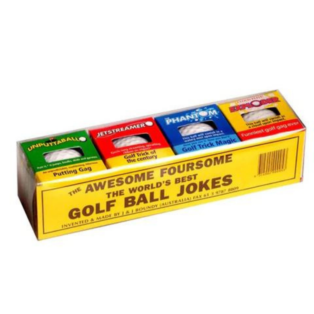 Trick Golf Balls 4 Pack product photo from Abracadabranyc