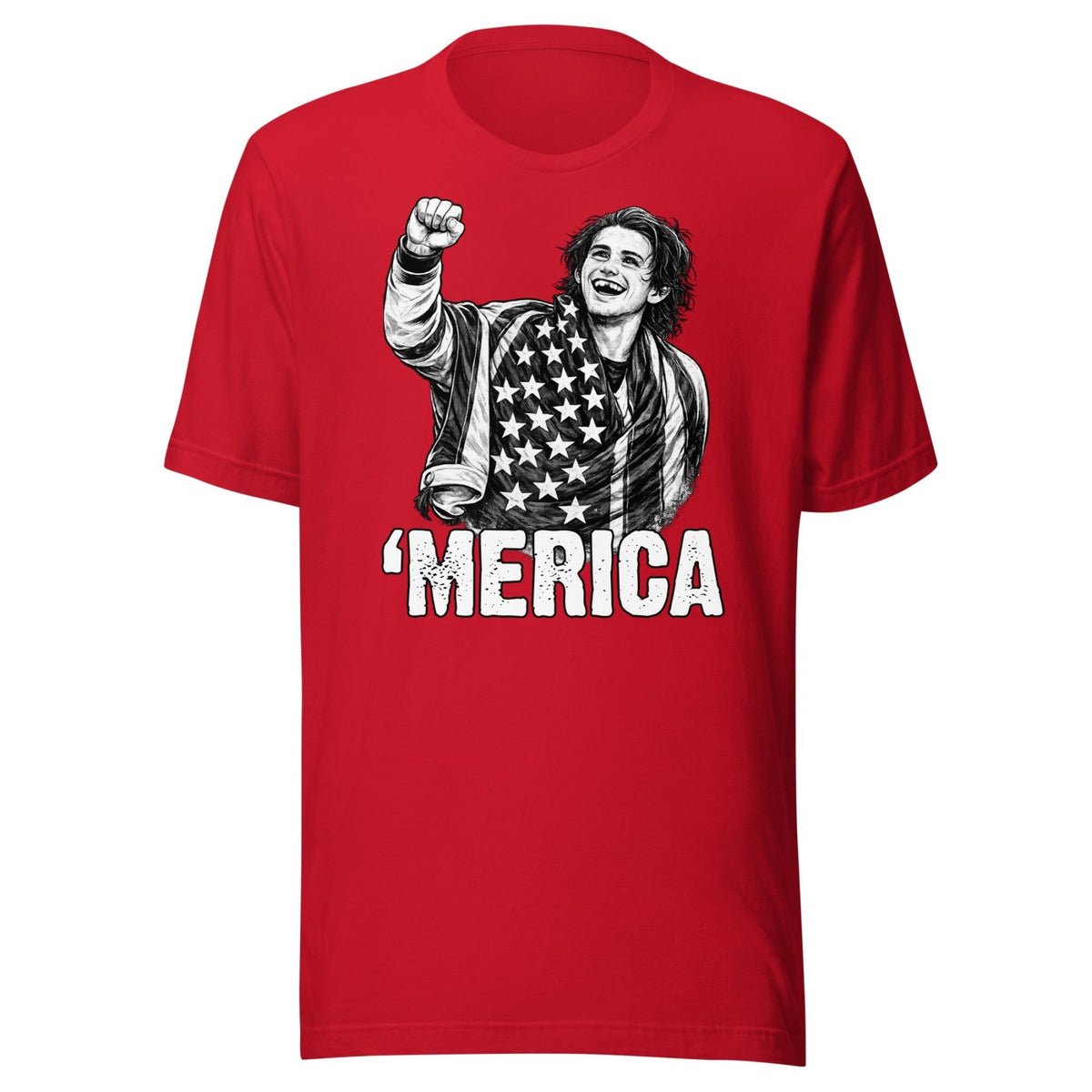 'Merica Jack Hughes Olympic Gold Medal USA Hockey Shirt product photo from Libertariancountry
