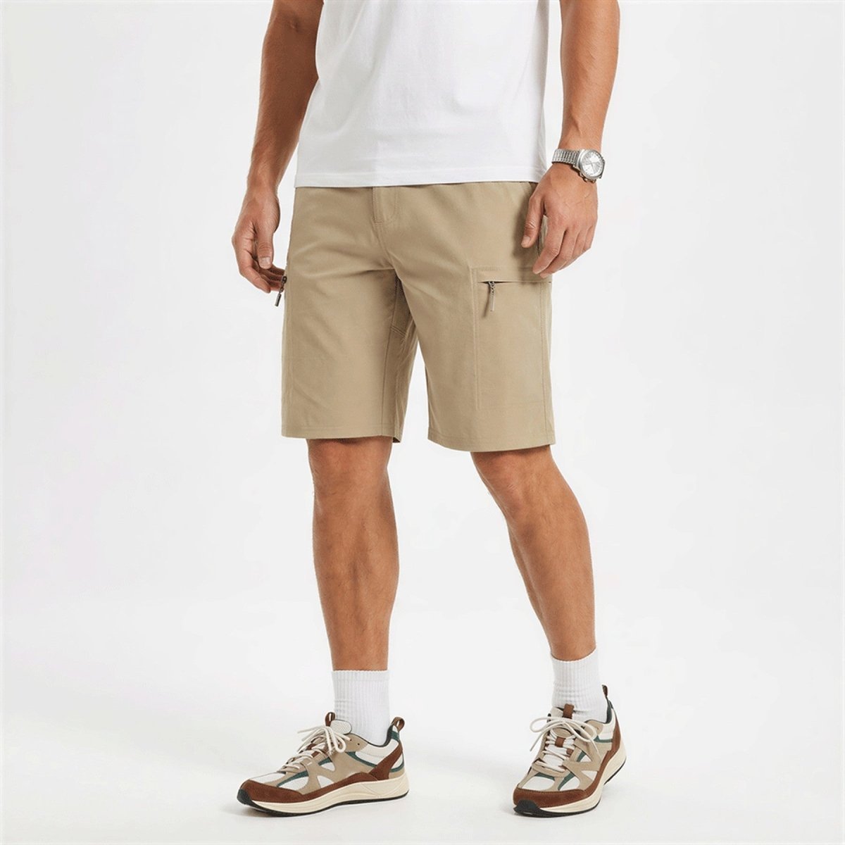 Tacvasen Mens Casual Quick Dry 5 Pockets Cargo Shorts product photo from Tacvasen