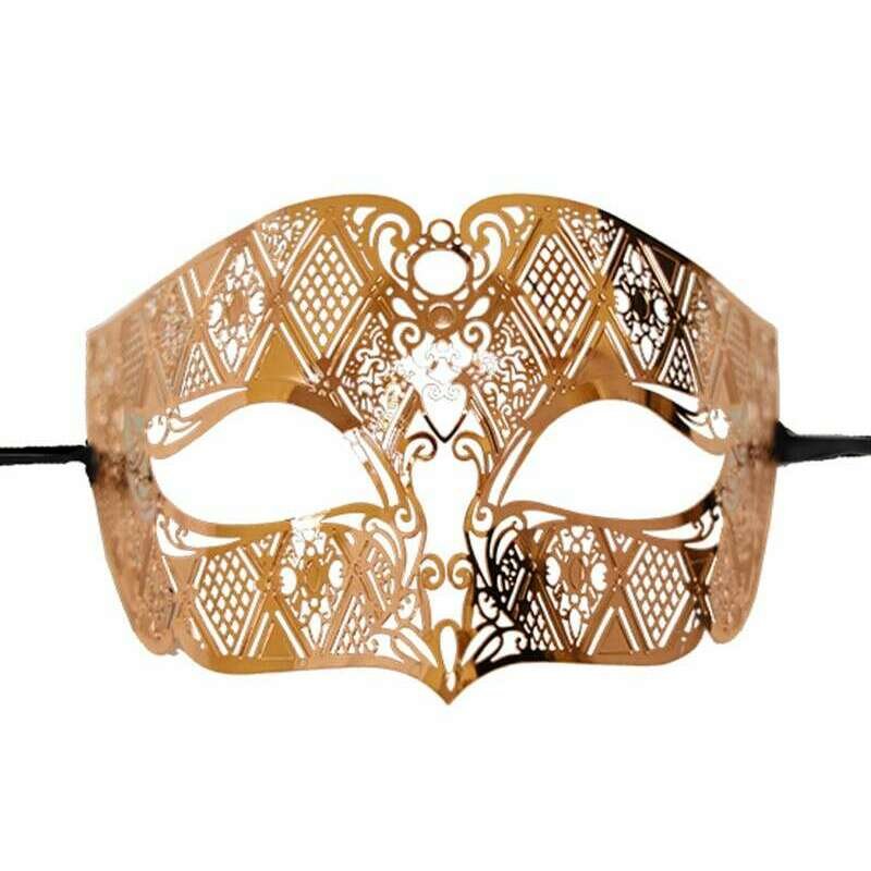 Eleanor Metal Venetian Mask product photo from Abracadabranyc