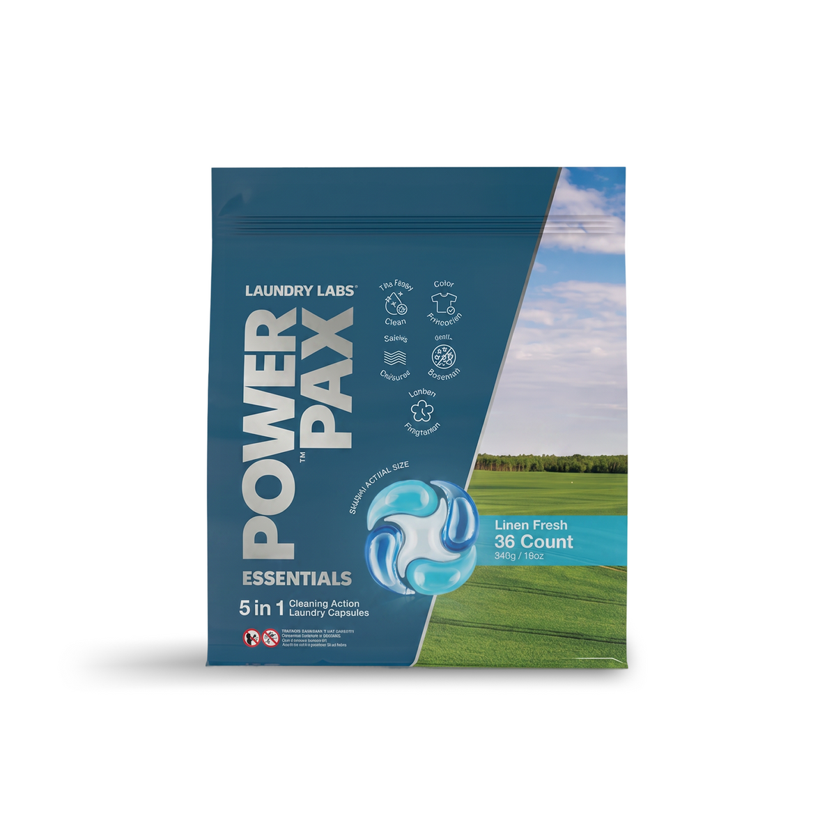PowerPax™ 5-in-1 | Linen Fresh Laundry Pods, 36 count Regular price $19.99 product photo from Laundrylabs
