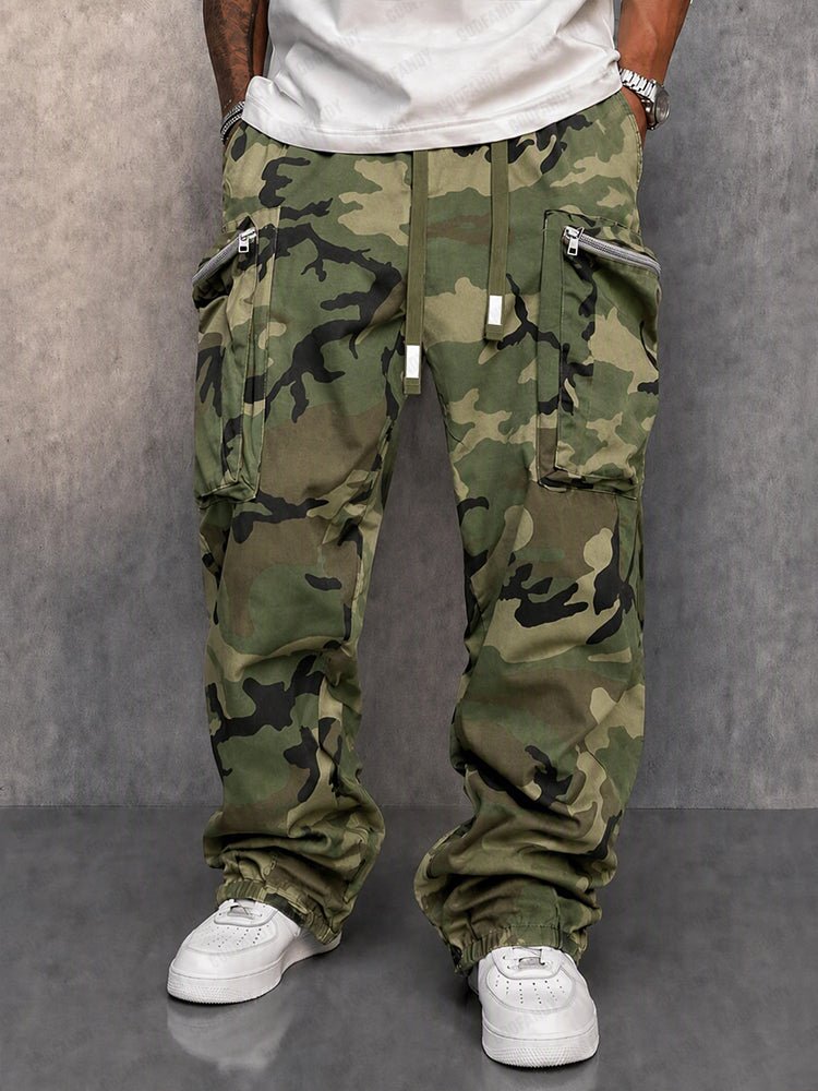 Utility Street Style Camouflage Cargo Pants $64.99 product photo from Coofandy