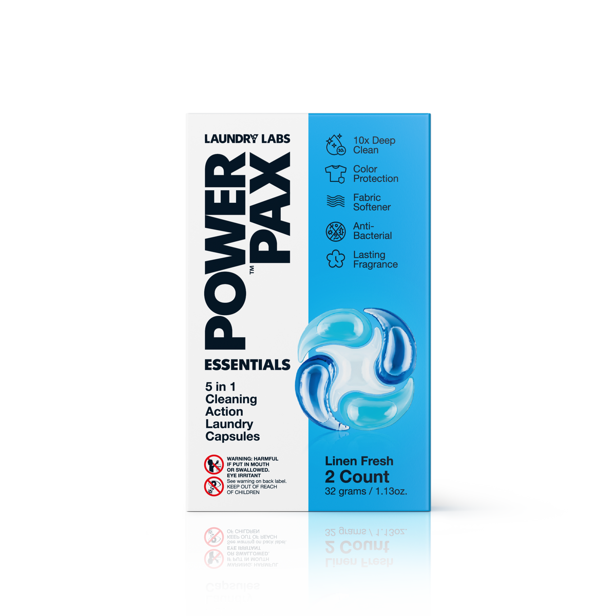 PowerPax™ 100ct CoinVend 2pk Linen Fresh Regular price $95.00 product photo from Laundrylabs