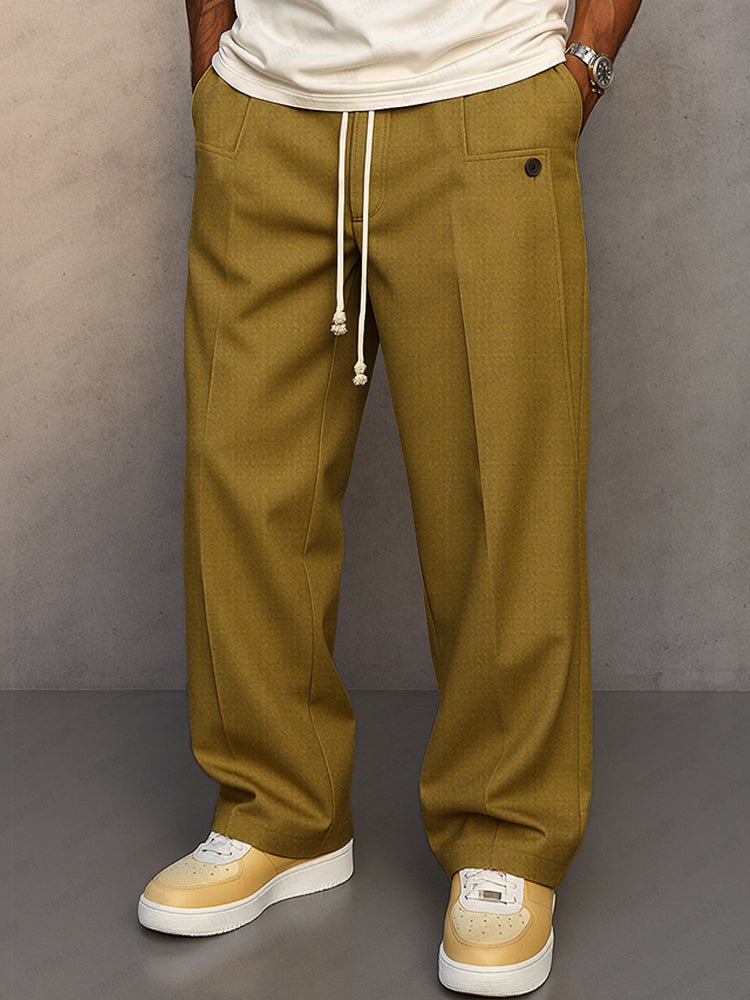 Comfy Urban Style Drawstring Pants $52.99 product photo from Coofandy