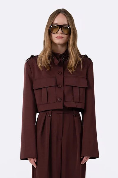 Parentezi - Quinn Jacket - Plum product photo from Jessieboutique