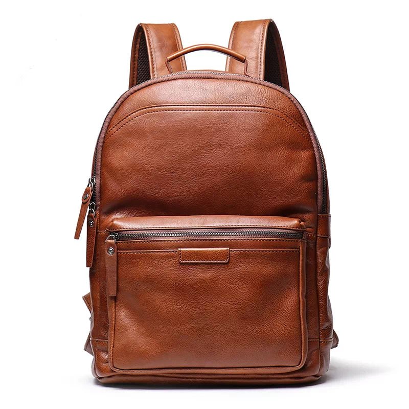 Men's Leather Backpack with 15.6 Inches Laptop Compartment product photo from Luke Case